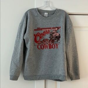Cowboy Gray Sweater